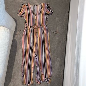 Striped Jumpsuit